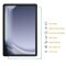 5x 9H Panzerglas für Samsung Galaxy Tab A9 matt entspiegelt Nano-Glass Displayschutz Schutzglas Schutzfolie Panzerfolie Screen-Protector ANTI-SHOK ANTI-BRUCH-ANTI-STOß