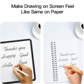 3x Paperfeel für Samsung Galaxy Tab S9 Plus Displayschutz Schreiben Malen Skizzieren matt Anti-Reflex entspiegelt Screen-Protector