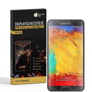 4x Displayschutzfolie für Samsung Galaxy Note 3 Displayfolie Schutzfolie HD KLAR