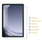 1x Displayschutzfolie für Samsung Galaxy Tab A9 Plus FULL COVER PREMIUM MATT ENTSPIEGELT Displayschutz Schutzfolie Folie