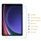 2x 9H Panzerglas für Samsung Galaxy Tab S9 Plus matt entspiegelt Nano-Glass Displayschutz Schutzglas Schutzfolie Panzerfolie Screen-Protector ANTI-SHOK ANTI-BRUCH-ANTI-STOß