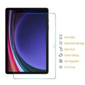5x Displayschutzfolie für Samsung Galaxy Tab S9 Plus FULL COVER PREMIUM MATT ENTSPIEGELT Displayschutz Schutzfolie Folie