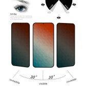 2x 9H Panzerglas für Samsung Galaxy A55 ANTI-SPY PRIVACY Displayschutz Schutzglas Panzerfolie Schutzfolie echtes Tempered Glass Screen-Protector