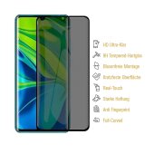 3x Blickschutz 9H Panzerglas für Xiaomi Mi Note 10 ANTI-SPY PRIVACY Sichtschutz Displayschutz Schutzglas Panzerfolie Schutzfolie echtes Tempered Glass Screen-Protector