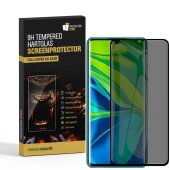 5x Blickschutz 9H Panzerglas für Xiaomi Mi Note 10...