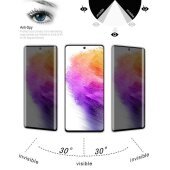 6x 9H Panzerglas für Samsung Galaxy A73 Anti-Spy Privacy Blickschutz echtes Tempered Panzerglas Panzerfolie Displayschutz Schutzfolie Schutzglas Screen Protector