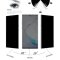 6x Blickschutz 9H Panzerglas für Samsung Galaxy Note 10 Plus Anti-Spy Privacy Displayschutz Panzerfolie Schutzfolie echtes Tempered Glass Schutzglas Screen-Protector