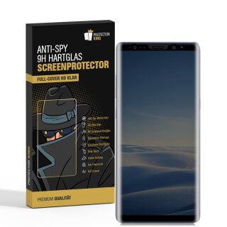 4x Blickschutz 9H Panzerhartglas für Samsung Galaxy Note 8 Anti-Spion Displayschutz Panzerfolie Schutzfolie echtes Tempered Panzerglas Schutzglas Screen Protector