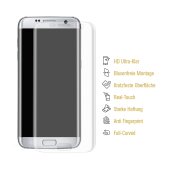 1x Panzerfolie für Samsung Galaxy S7 Edge FULL COVER Displayschutzfolie HD KLAR
