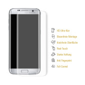 2x Panzerfolie für Samsung Galaxy S7 Edge FULL COVER Displayschutzfolie HD KLAR