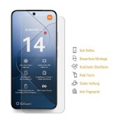 2x 9H Panzerglas für Xiaomi 14 Nano-Glass Anti-Reflex Matt Displayschutz Schutzglas Schutzfolie Panzerfolie Screen-Protector ANTI-SHOK ANTI-BRUCH-ANTI-STOß