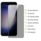 6x 9H Panzerglas für Samsung Galaxy S21 Plus Privacy ANTI-SPY Panzerfolie Hartglas Displayschutz HD Schutzfolie Schutzglas Blickschutz Displayglas Glasfolie