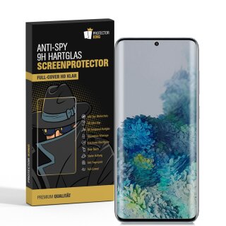 3x Blickschutz 9H Panzerglas für Samsung Galaxy S20 Ultra FULL CURVED PRIVACY ANTY-SPY Displayschutz Panzerfolie Schutzfolie Schutzglasechtes Tempered Glass Screen-Protector