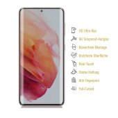 6x Blickschutz 9H Panzerglas für Samsung Galaxy S21 Ultra FULL CURVED ANTI-SPY PRIVACY Displayschutz Schutzglas Panzerfolie Schutzfolie echtes Tempered Glass Screen-Protector