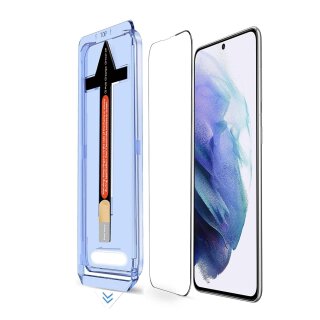 6x 9H Panzerglas für Samsung Galaxy S21 Plus 3D KLAR Auto-Dust-Eliminierung echtes Tempered Glass Schutzglas Displayschutz Schutzfolie Screen-Protector