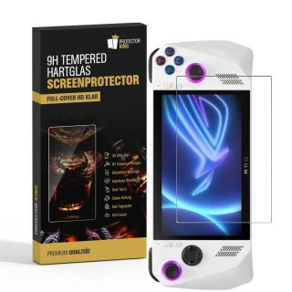 3x 9H Panzerglas für Asus Rog Ally HD KLAR echtes Tempered Glass Panzerfolie Displayschutz Schutzglas Hartglas Schutzfolie Screen-Protector