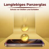 3x 9H Panzerglas für iPhone 16 Plus HD KLAR echtes Tempered Glass Panzerfolie Displayschutz Schutzglas Hartglas Schutzfolie Screen-Protector