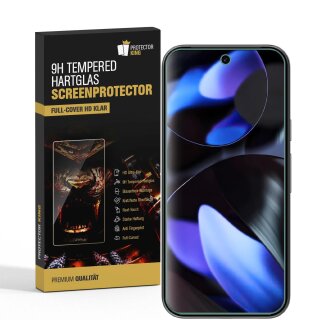 1x 9H Panzerglas für Google Pixel 9 Pro 3D KLAR echtes Tempered Glass Panzerfolie Displayschutz Schutzglas Hartglas Schutzfolie Screen-Protector