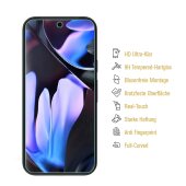 4x 9H Panzerglas für Google Pixel 9 Pro XL 3D KLAR echtes Tempered Glass Panzerfolie Displayschutz Schutzglas Hartglas Schutzfolie Screen-Protector