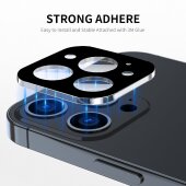 1x 9H Panzerglas für iPhone 16 Pro 3D KLAR Kameraglas echtes Tempered 9H Glass Panzerfolie Schutzglas Schutzfolie Screen-Protector