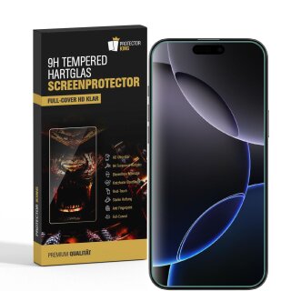 3x 9H Panzerglas für iPhone 16 Pro Max 3D A++ KLAR EXTREM HART echtes Tempered Glass Panzerfolie Displayschutz Schutzglas Hartglas Schutzfolie Screen-Protector