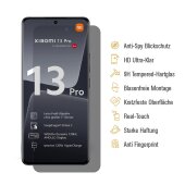 6x Blickschutz 9H Panzerhartglas für Xiaomi 13 Pro Sichtschutz Schutzglas Displayschutz Panzerfolie Schutzfolie echtes Tempered Panzerglas Screen Protector