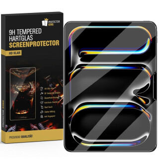 1x 9H Panzerglas für iPad Pro 13 2024 3D KLAR echtes Flexibles Glass Panzerfolie Displayschutz Schutzglas Hartglas Schutzfolie Screen-Protector