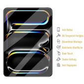 5x 9H Panzerglas für iPad Pro 13 2024 matt Anti-Reflex entspiegelt echtes Tempered Glass Panzerfolie Displayschutz Schutzglas Schutzfolie Screen-Protector
