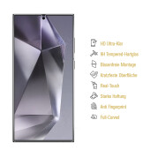 2x 9H Panzerglas für Samsung Galaxy S24 Ultra HD KLAR echtes Tempered Glass Panzerfolie Displayschutz Schutzglas Hartglas Schutzfolie Screen-Protector