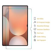 4x 9H Panzerglas für Samsung Galaxy Tab S10 Plus Matt Anti-Reflex entspiegelt echtes Tempered Glass Panzerfolie Displayschutz Schutzglas Schutzfolie Screen-Protector
