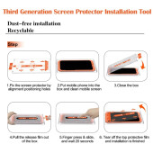 1x 9H Panzerglas für iPhone 16 Pro Max 3D KLAR MagixBox Staubfreie Installation echtes Tempered Glass Panzerhartglas Schutzglas Displayschutz Schutzfolie Screen-Protector #1