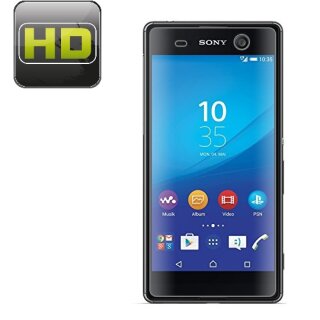 2x Displayfolie für Sony Xperia M5 Displayschutzfolie Displayschutz HD KLAR