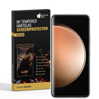 2x 9H Panzerglas für Samsung Galaxy S24 FE 3D A++ KLAR EXTREM HART echtes Tempered Glass Panzerfolie Displayschutz Schutzglas Hartglas Schutzfolie Screen-Protector