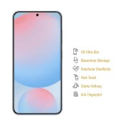 4x Hydrogel-Glass für Samsung Galaxy S24 FE FULL COVER 3D KLAR Weiches TPU Schutzglas Panzerfolie Displayschutz Schutzfolie Screen-Protector