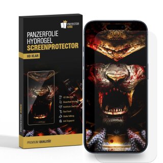 4x Hydrogel-Glass für iPhone 16 Pro Max FULL COVER 3D KLAR Weiches TPU Schutzglas Panzerfolie Displayschutz Schutzfolie Screen-Protector