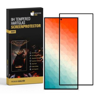 5x 9H Panzerglas für Samsung Galaxy S24 Ultra FULL COVER matt ANTI-REFLEX echtes Tempered Glass Displayschutz Schutzglas Schuzfolie Screen-Protector