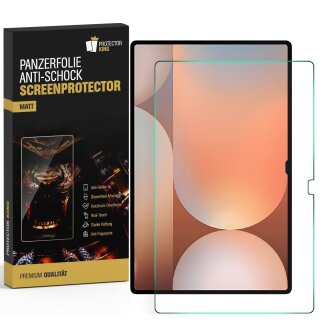3x 9H Nano-Glass Samsung Galaxy Tab S10 Plus Anti-Reflex matt Panzerfolie Displayschutz Schutzglas Schutzfolie Panzerglas Screen-Protector