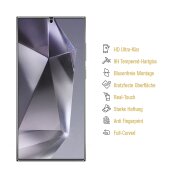 6x 9H Panzerglas für Samsung Galaxy S25 Ultra HD KLAR echtes Tempered Glass Panzerfolie Displayschutz Schutzglas Hartglas Schutzfolie Screen-Protector