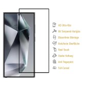 4x 9H Panzerglas für Samsung Galaxy S25 Ultra FULL COVER HD KLAR echtes Tempered Glass Panzerfolie Displayschutz Schutzglas Hartglas Schutzfolie Screen-Protector