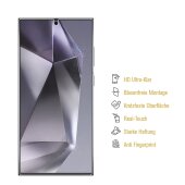 2x Hydrogel-Glass für Samsung Galaxy S25 Ultra FULL COVER HD KLAR Panzerfolie Displayschutz Schutzfolie Screen-Protector Selbstheilend