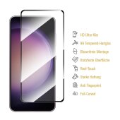 6x 9H Panzerglas für Samsung Galaxy S25 Full-Screen-Protector HD klar Tempered Hartglas Displayschutz Schutzglas Schutzfolie
