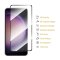 6x 9H Panzerglas für Samsung Galaxy S25 Full-Screen-Protector HD klar Tempered Hartglas Displayschutz Schutzglas Schutzfolie
