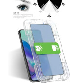 3x Blickschutz 9H Panzerglas für Samsung Galaxy S25 Full-Screen Protector Anti-Spy Privacy Montagehilfe Tempered Hartglas Schutzglas Displayschutz