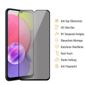 2x Blickschutz 9H Panzerglas für Samsung Galaxy A14 Anti-Spy Privacy Sichtschutz echtes Tempered Glass Panzerfolie Displayschutz Schutzfolie Schutzglas Screen Protector