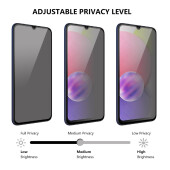 2x Blickschutz 9H Panzerglas für Samsung Galaxy A14 Anti-Spy Privacy Sichtschutz echtes Tempered Glass Panzerfolie Displayschutz Schutzfolie Schutzglas Screen Protector
