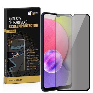 3x Blickschutz 9H Panzerglas für Samsung Galaxy A14 Anti-Spy Privacy Sichtschutz echtes Tempered Glass Panzerfolie Displayschutz Schutzfolie Schutzglas Screen Protector