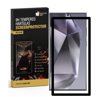 1x 9H Panzerglas für Samsung Galaxy S24 Ultra HD klar Montagehilfe Tempered Glass Displayschutz Schutzglas Hartglas Schutzfolie Screen-Protector