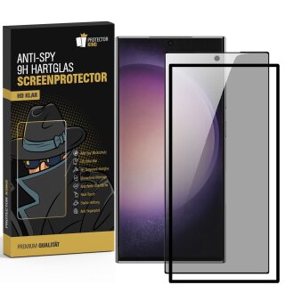 2x Blickschutz 9H Panzerglas für Samsung Galaxy S24 Ultra Anti-Spy Montagehilfe Displayschutz Schutzglas Schutzfolie Tempered Glass Screen-Protector