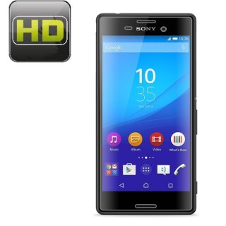 2x Displayfolie für Sony Xperia M2 Displayschutzfolie HD ULTRA KLAR