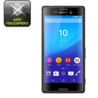 3x Displayfolie für Sony Xperia M2 ANTI-REFLEX Displayschutzfolie MATT